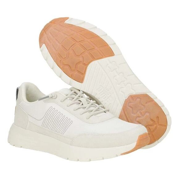 NWT HEYDUDE Men's Sirocco Alta M Essentials Shoes Light Grey/White Size 11